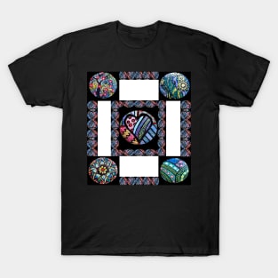 Hearts ,flowers,patterns and landscapes by LowEndGraphics T-Shirt